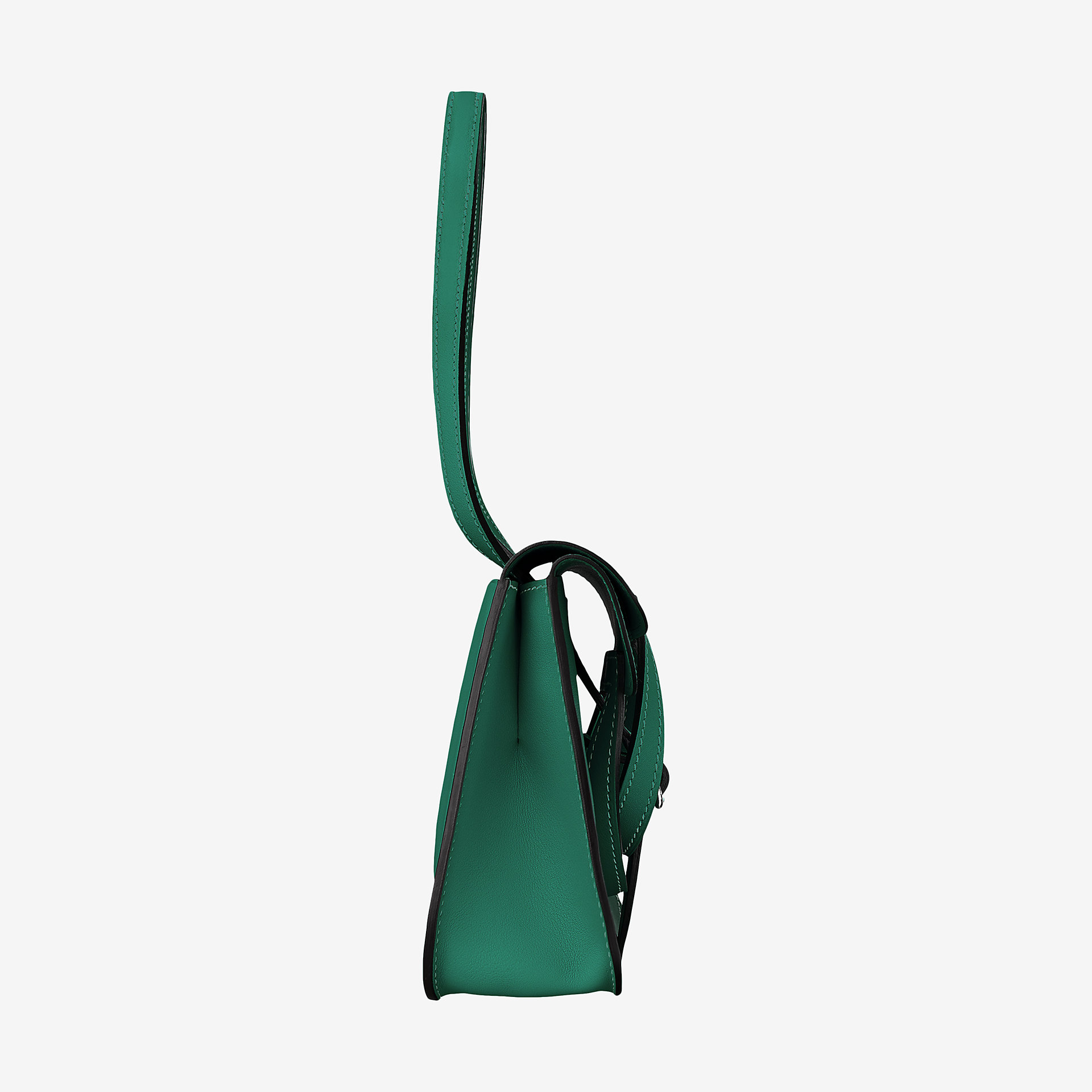 爱马仕Hermes Halzan mini bag malachite 孔雀绿Swift calfskin 小牛皮手提包