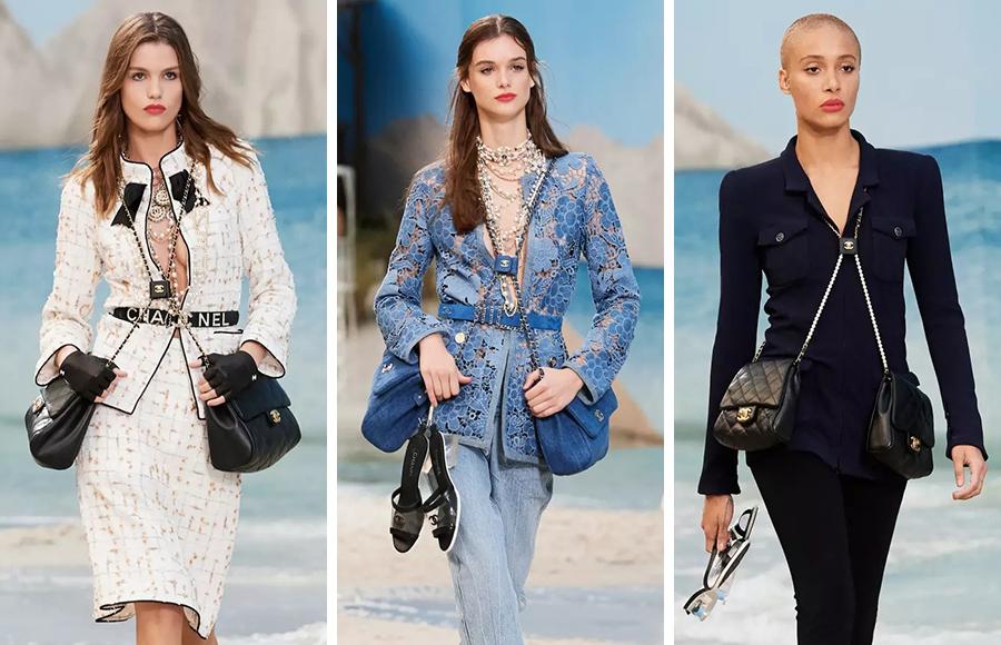 CHANEL 展示了 2019 春夏高级成衣系列 最新一季 Karl Lagerfeld 延续海洋主题