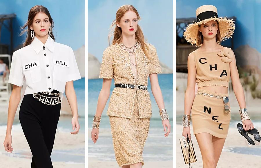 CHANEL 展示了 2019 春夏高级成衣系列 最新一季 Karl Lagerfeld 延续海洋主题