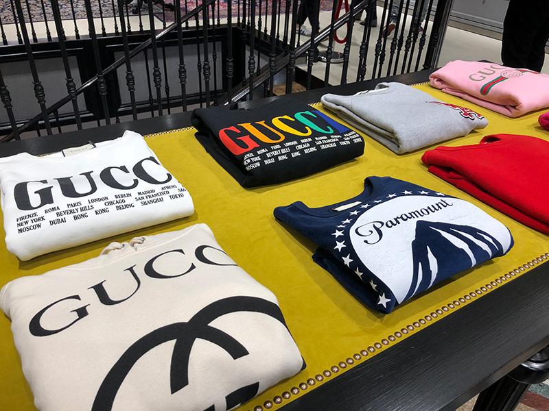 古驰 Gucci 在成都远洋太古里的旗舰店重装开幕 开幕活动蔡依林到现场