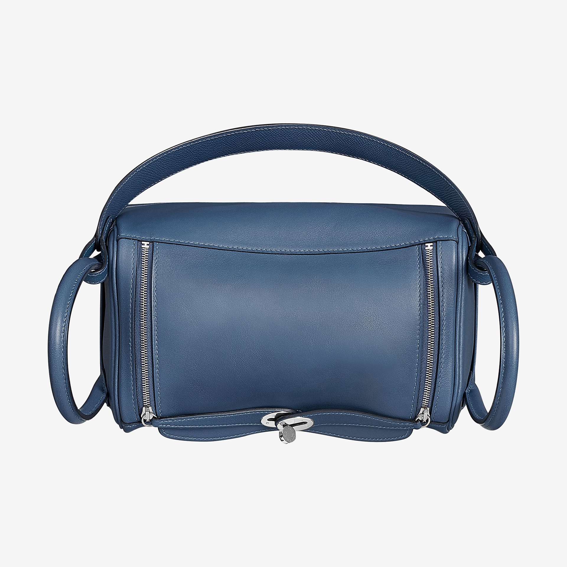 Hermes Lindy 26 bag bleu Brighton Swift and Epsom calfskin