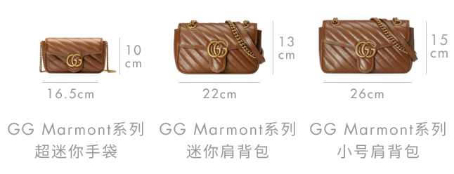 古驰女包官方网站 gucci 443497 0OLFT 2535 官网价格图片 GG Marmont小号