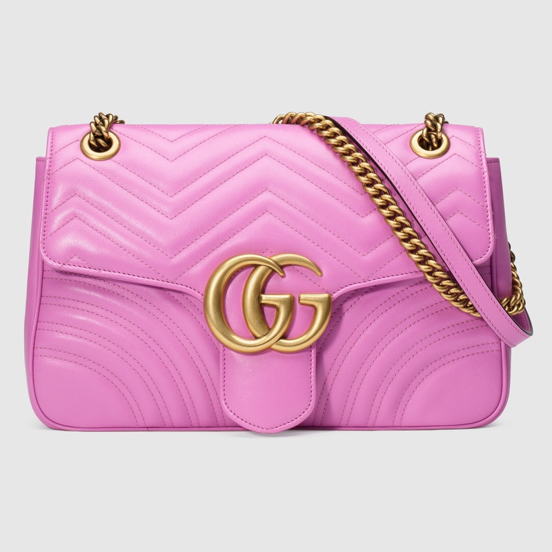 古驰女包官网图片价格最新款 gucci 443496 DTDIR 5554 GG Marmont 中号