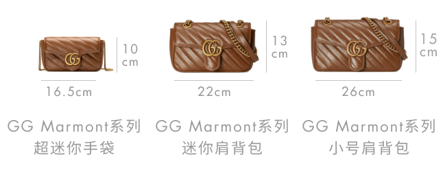 gucci 女包真假辨别 446744 0OLFT 2535 GG Marmont 迷你肩背包