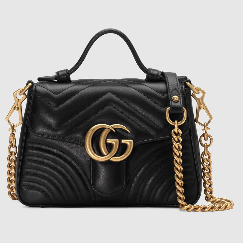 gucci女包正品官网 547260 DTDIT 1000 GG Marmont 迷你手提包