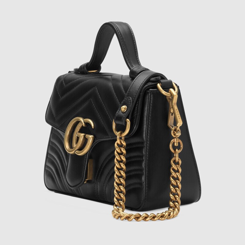 gucci女包正品官网 547260 DTDIT 1000 GG Marmont 迷你手提包