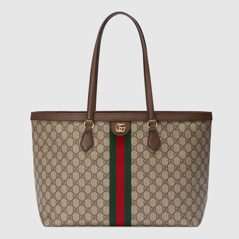 gucci女包真假辨别 631685 96IWB 8745 Ophidia 中号GG托特包