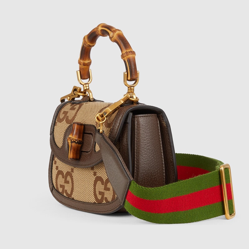 gucci女包图片价格 Gucci 686864 UQLBT 2570 双G图案竹节迷你手袋