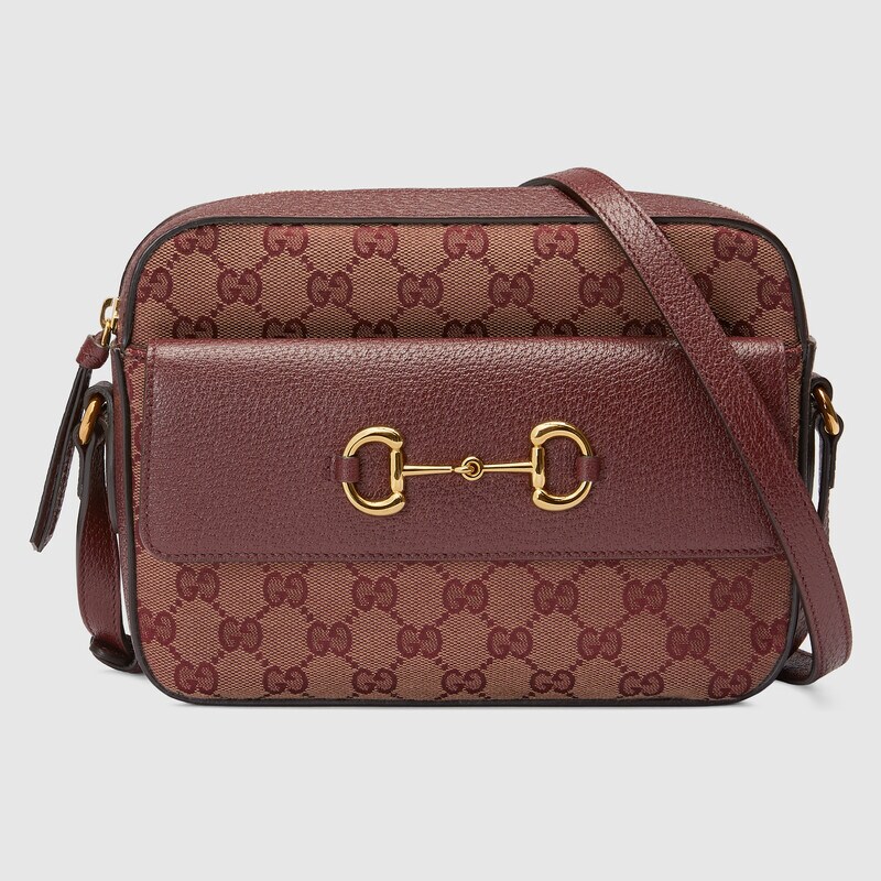 Gucci 645454 9Y9NG 9865 马衔扣 1955系列小号手袋