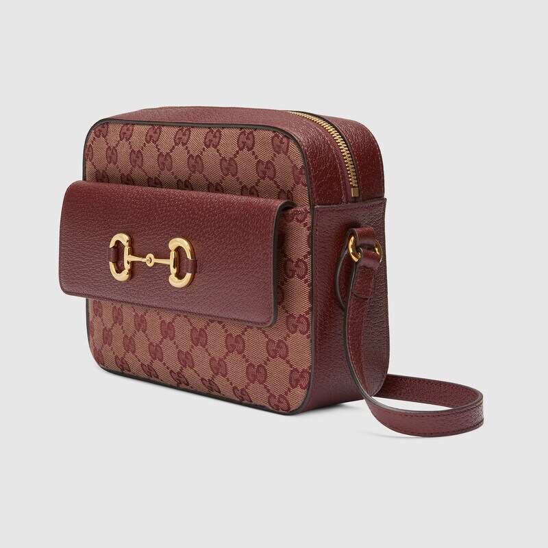 Gucci 645454 9Y9NG 9865 马衔扣 1955系列小号手袋