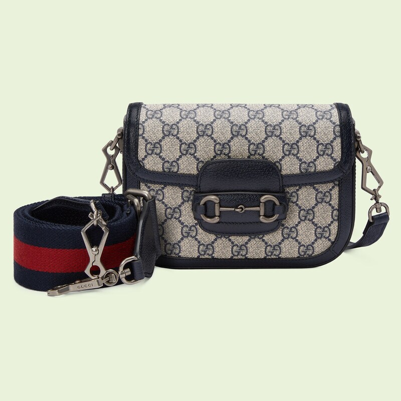 Gucci 658574 96IWN 4076 马衔扣1955系列GG迷你手袋