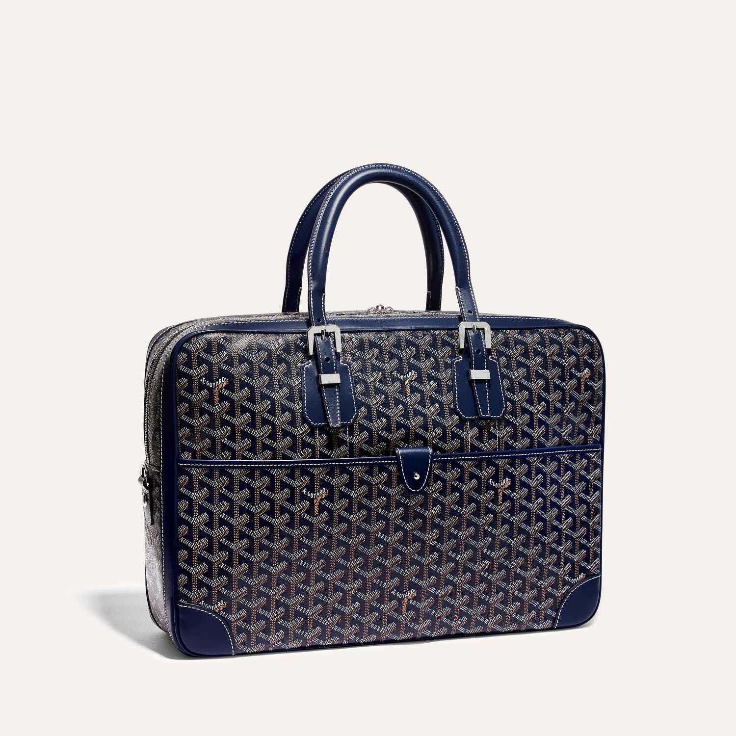 戈雅goyard官网旗舰店 goyard AMBASSADE 小号公文包 蓝色