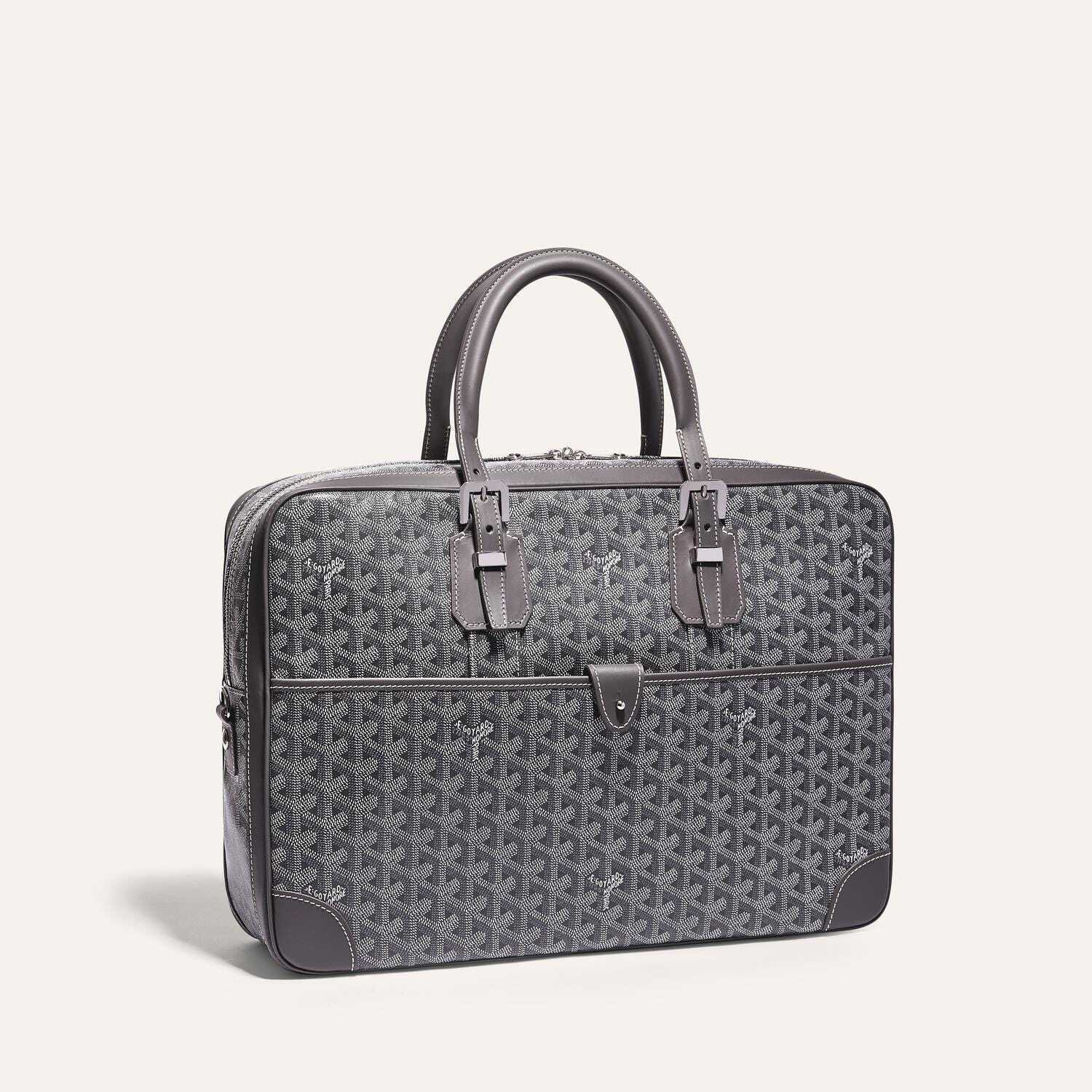 戈雅(goyard)官网价格 goyard AMBASSADE 小号公文包 灰色