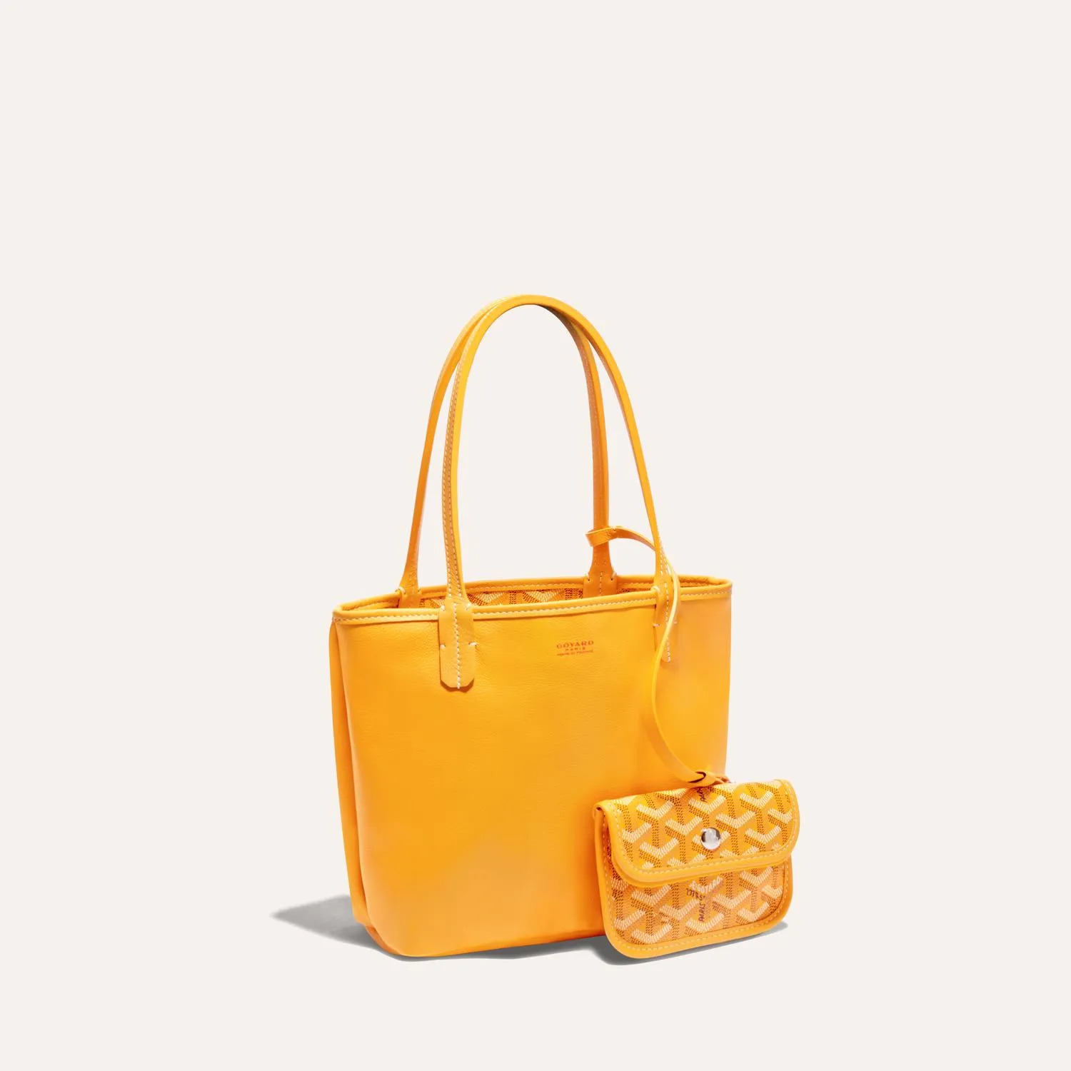 Goyard ANJOU 官网价格表图片 高雅德中文官网 迷你托特包黄色