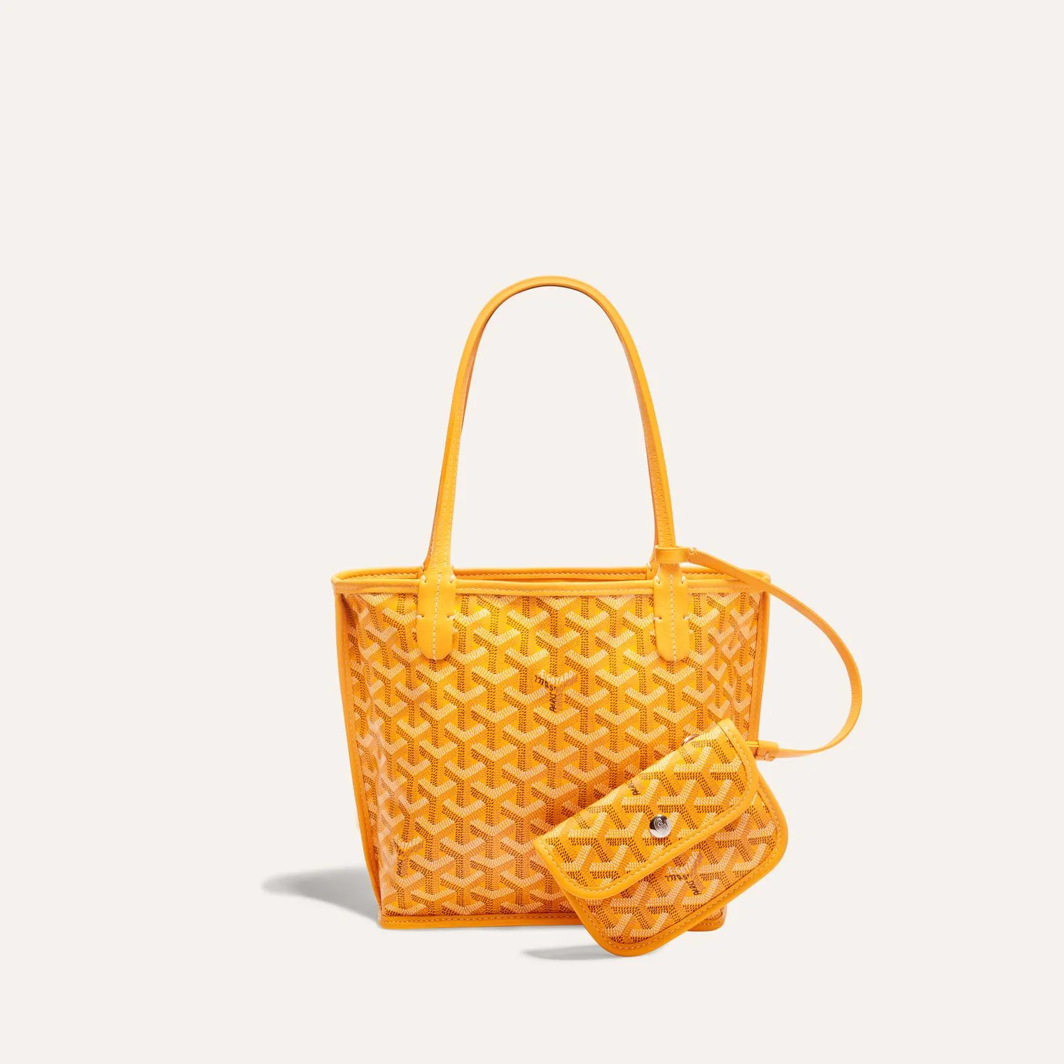 Goyard ANJOU 官网价格表图片 高雅德中文官网 迷你托特包黄色