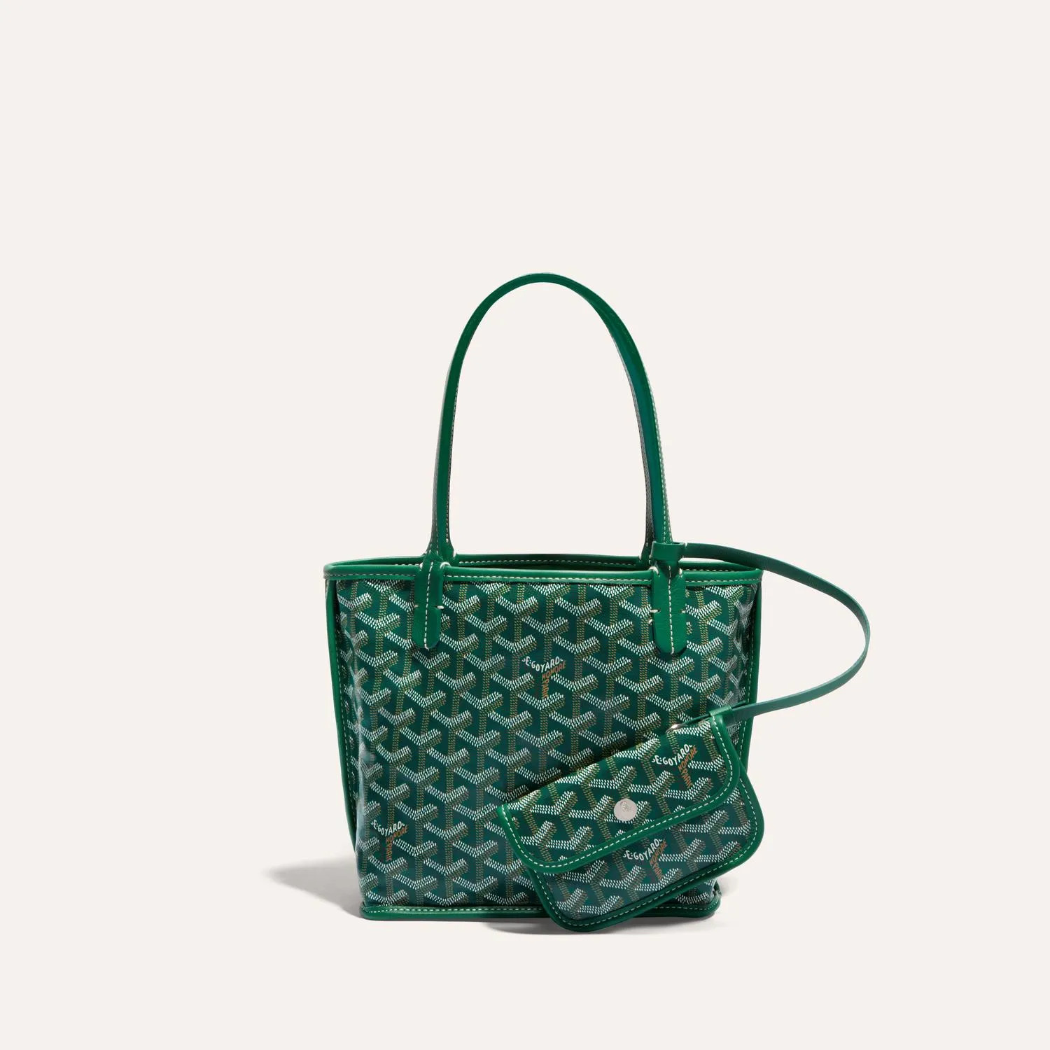 goyard官网中国官网 高雅德 迷你托特包价格及图片 Goyard ANJOU 绿色