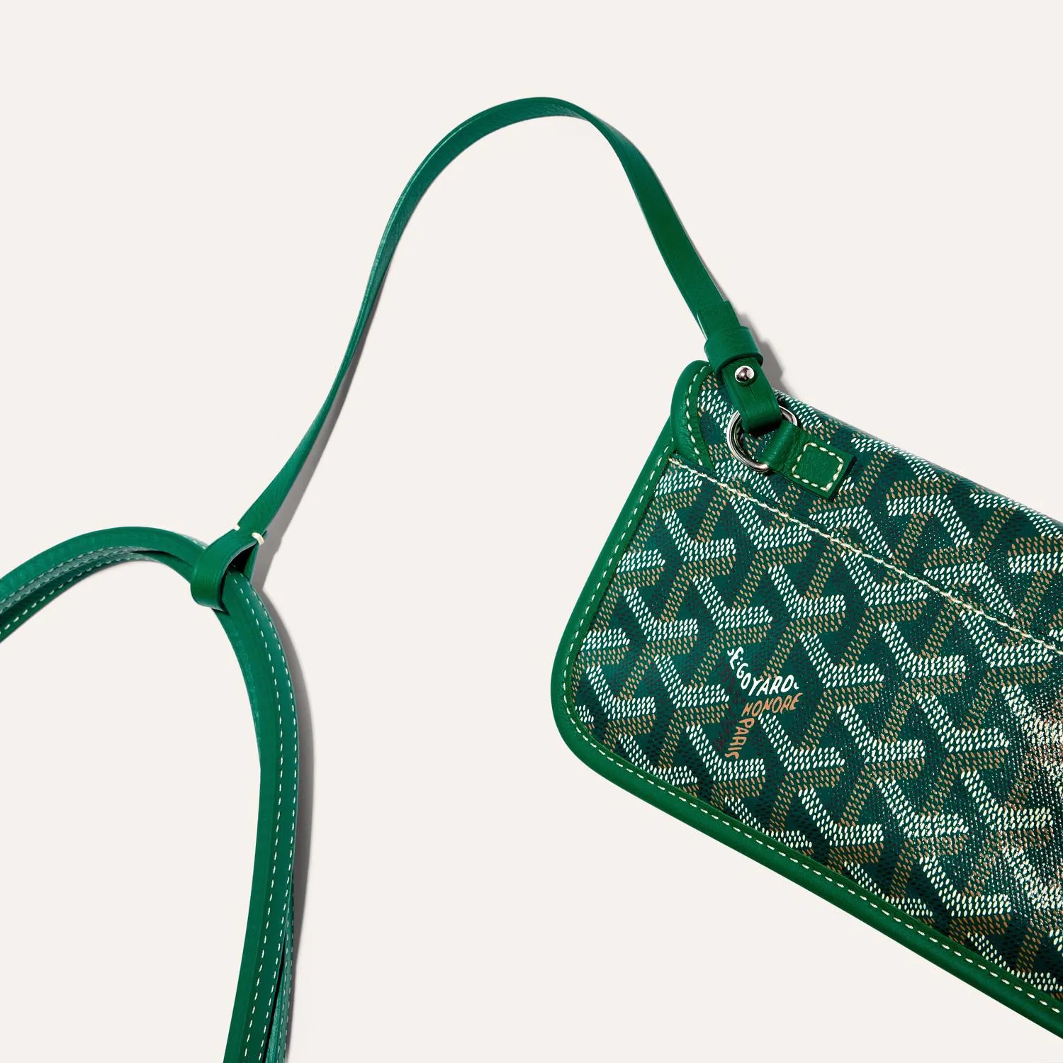 Goyard托特包多少钱 高雅德 Goyard 中文官网 Anjou 小号双面 绿色