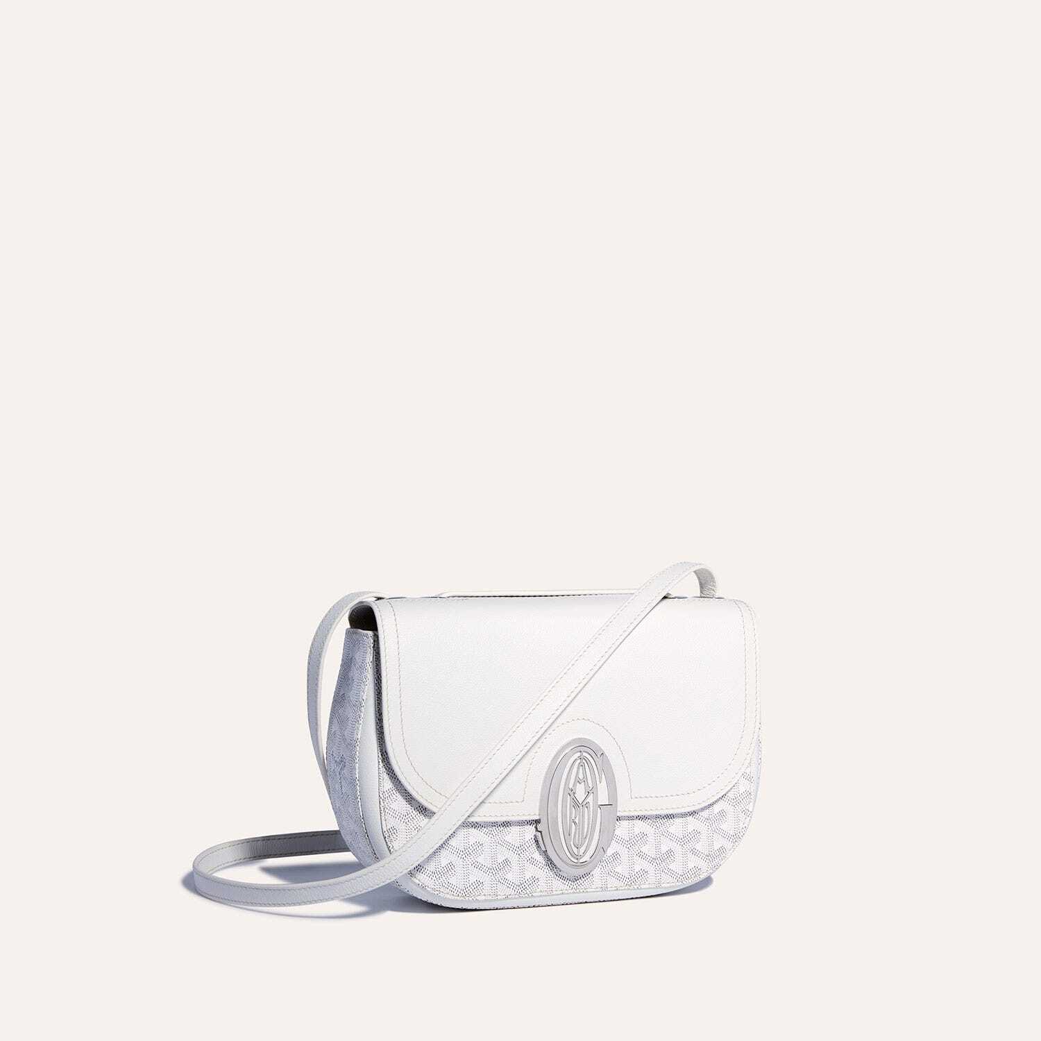 goyard 戈雅官网女包尺寸 233 包 Goyardine 帆布 Chevroches牛皮