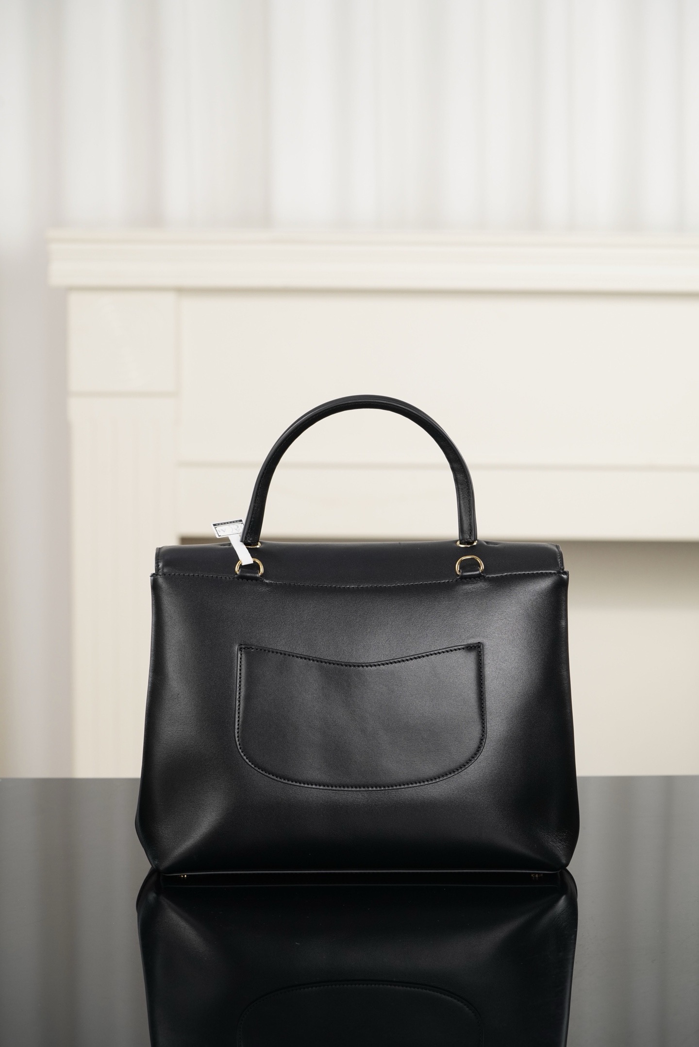 Chanel Women Bag新款26B黑金牛皮革手柄口盖包 USA